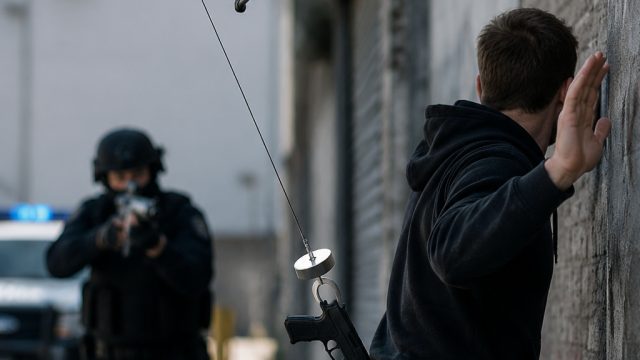 Innovative Police Drone Disarms Suspect Using Magnetic Technology